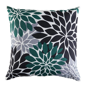 Garden Party Coussin décoratif d’extérieur – sarcelle plage de palmiers