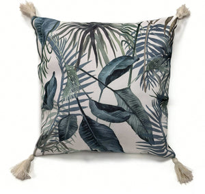 Garden Party Coussin décoratif d’extérieur – émeraude botanique