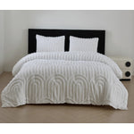 Rustic Charm 5-Piece Queen Comforter Set - White
