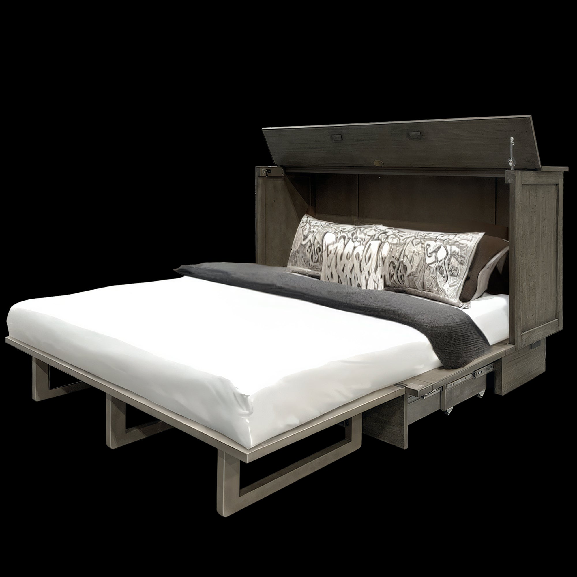 Aspen Queen Sleep Chest - Slate Grey
