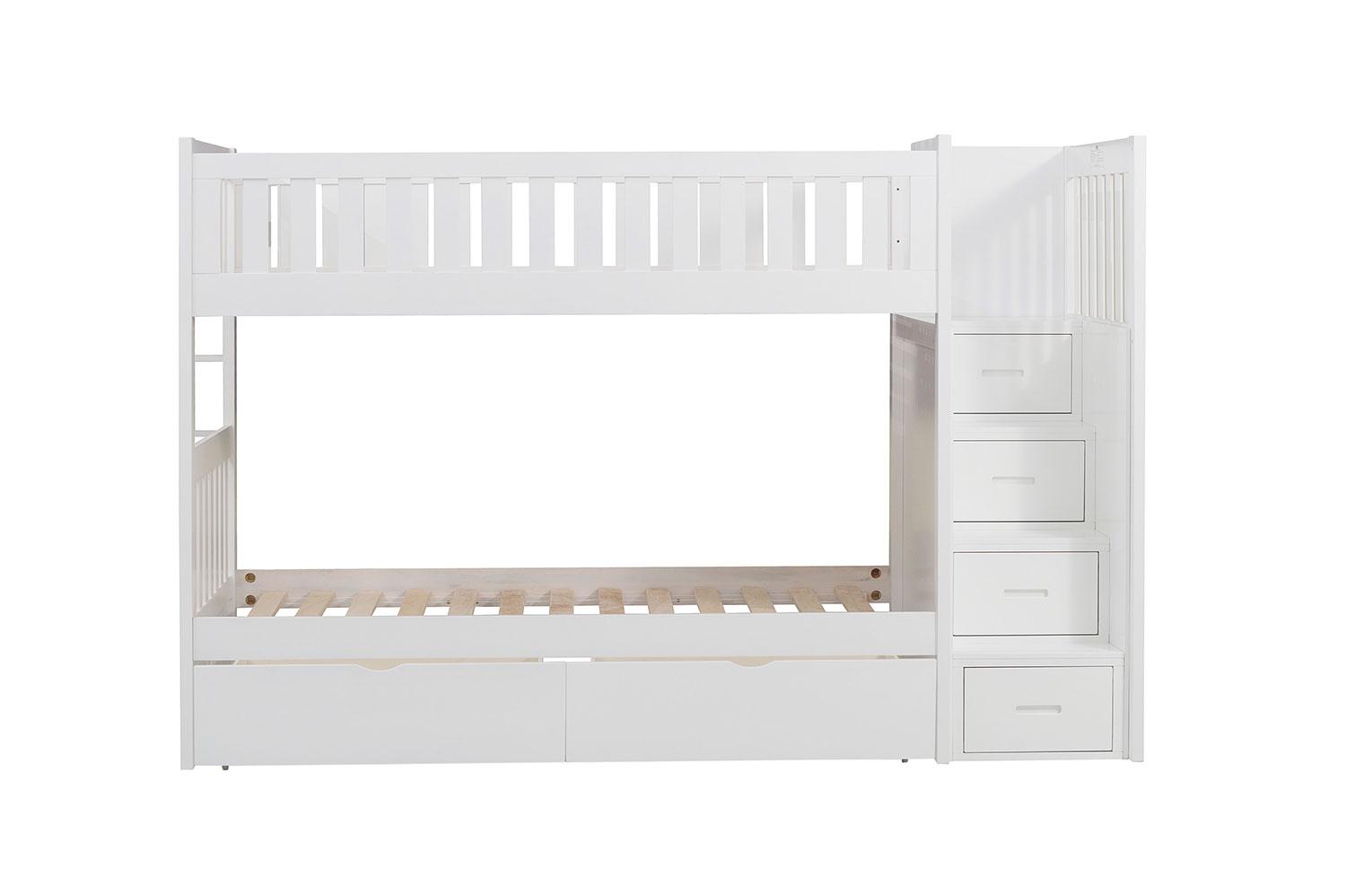 Noelle Bunk Bed Pair of Storage Drawers- White