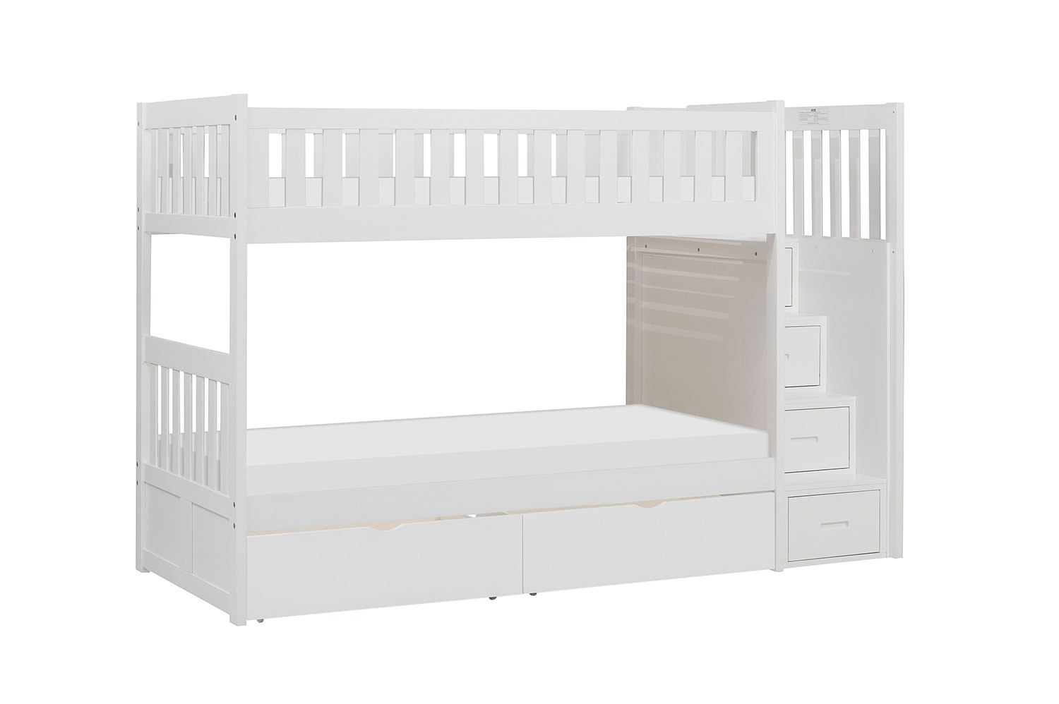 Noelle Bunk Bed Pair of Storage Drawers- White
