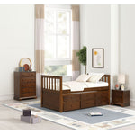 Trudy 5-Piece Twin Captain Bedroom Package with Trundle - Espresso