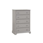 Trudy 5-Drawer Chest - Grey