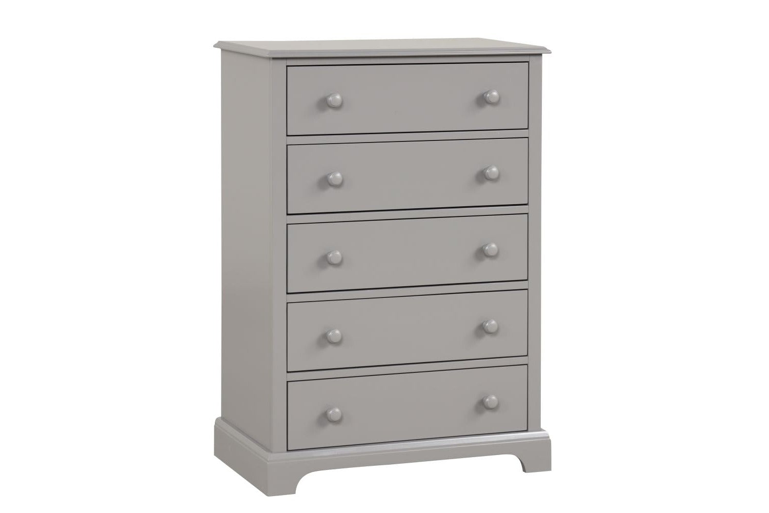 Trudy 5-Drawer Chest - Grey