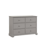 Trudy 6-Drawer Dresser - Grey