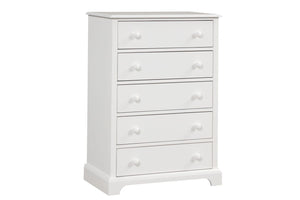 Trudy Commode 5 tiroirs – blanc