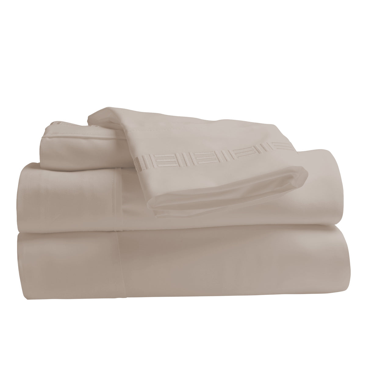 Nilus Queen Sheet Set - Bone