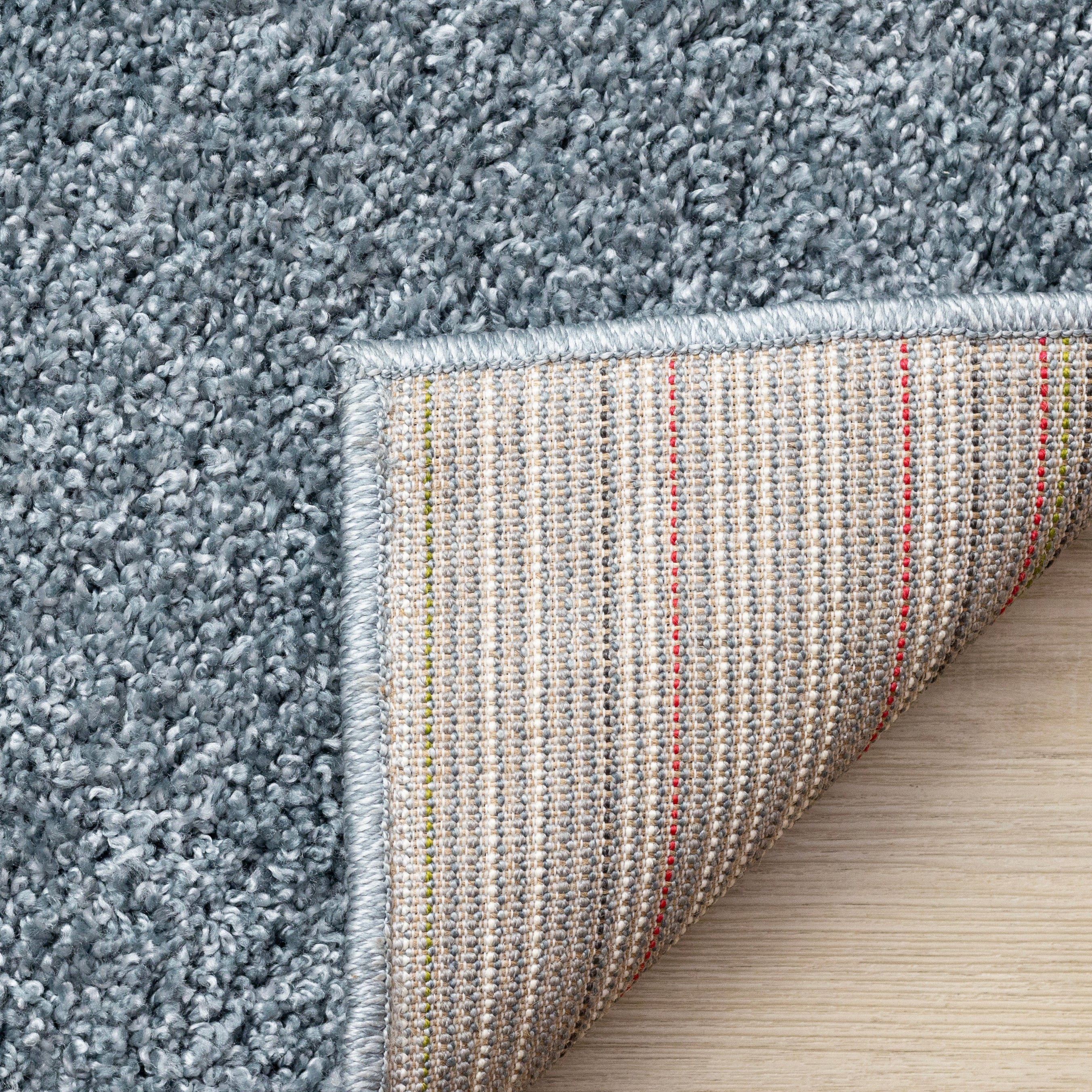 Brio 5'3" x 7'7" Shag Area Rug - Blue