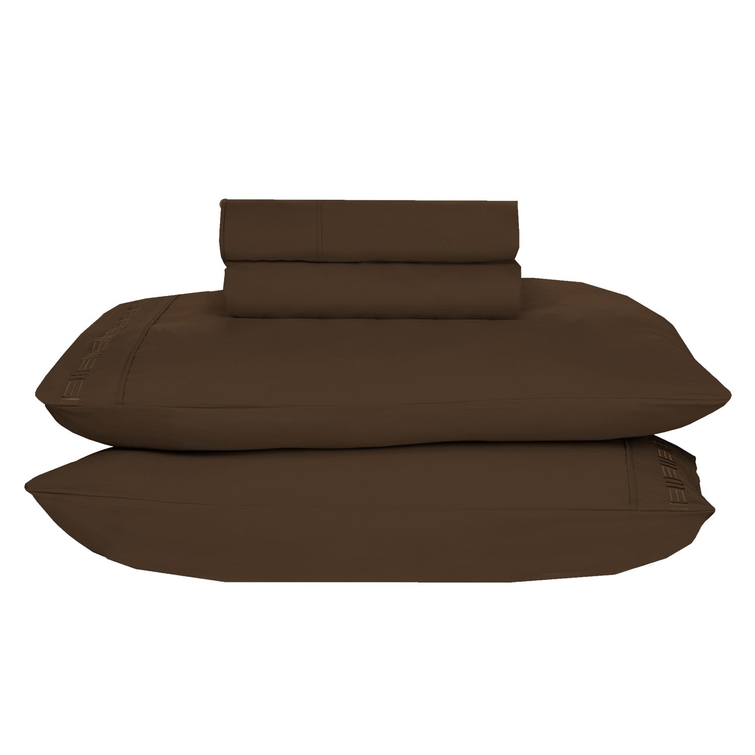Nilus Queen Sheet Set - Brown