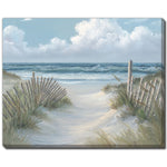 To the Shoreline Wall Art - Blue/White - 20 X 16