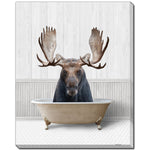 Bathtime Friends VI Wall Art - Dark Brown - 16 X 20