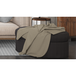 Cotton House Double/Queen Textured Blanket - Beige