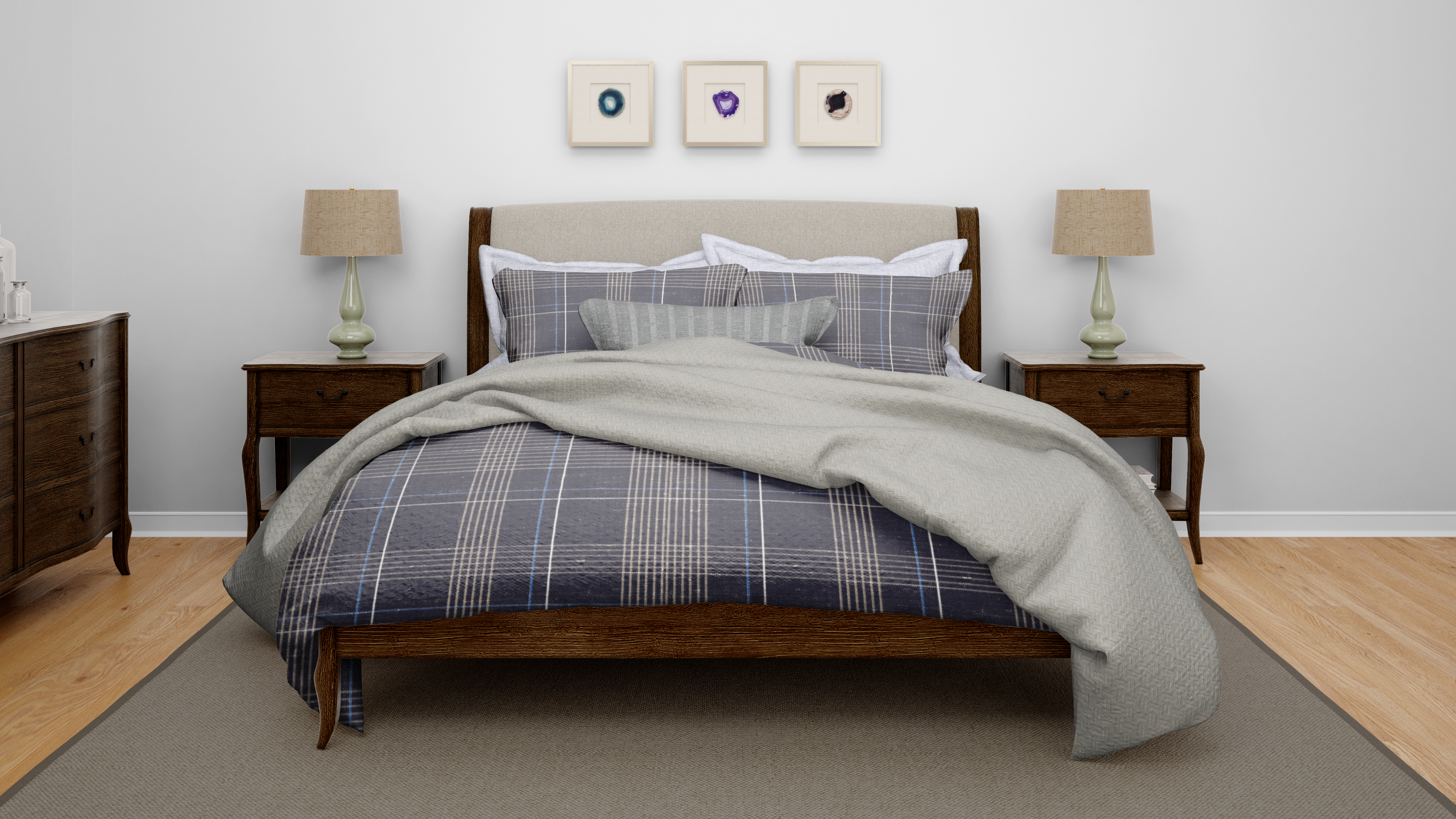 Cotton House King Textured Blanket - White