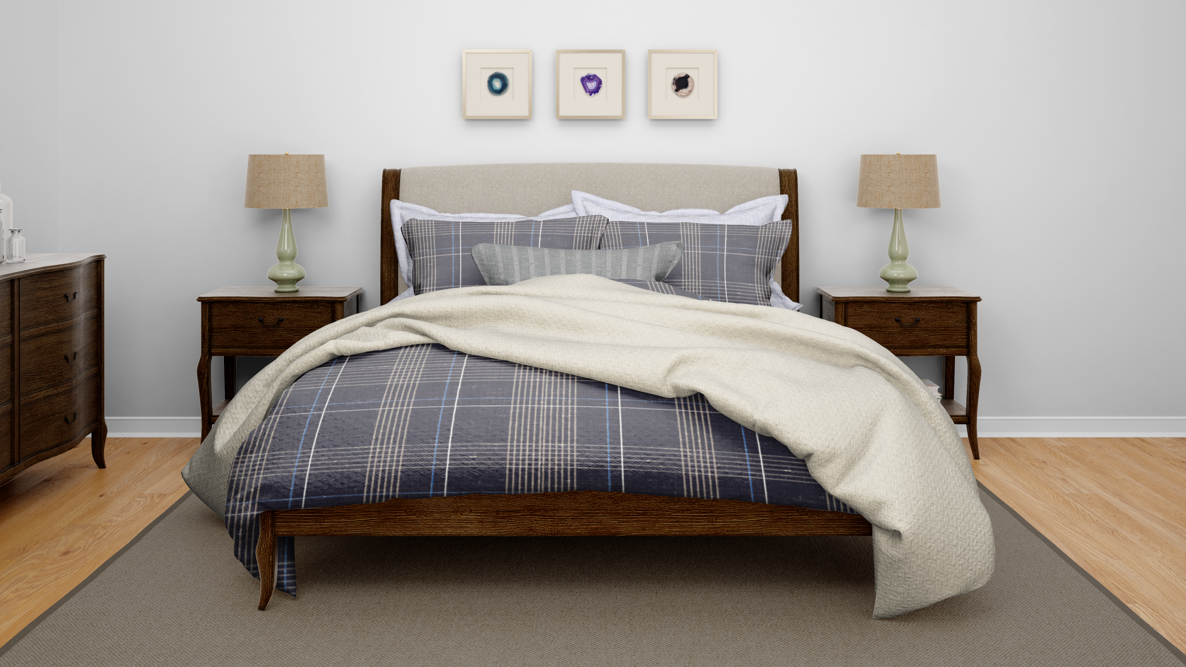 Cotton House Twin Textured Blanket - Cream