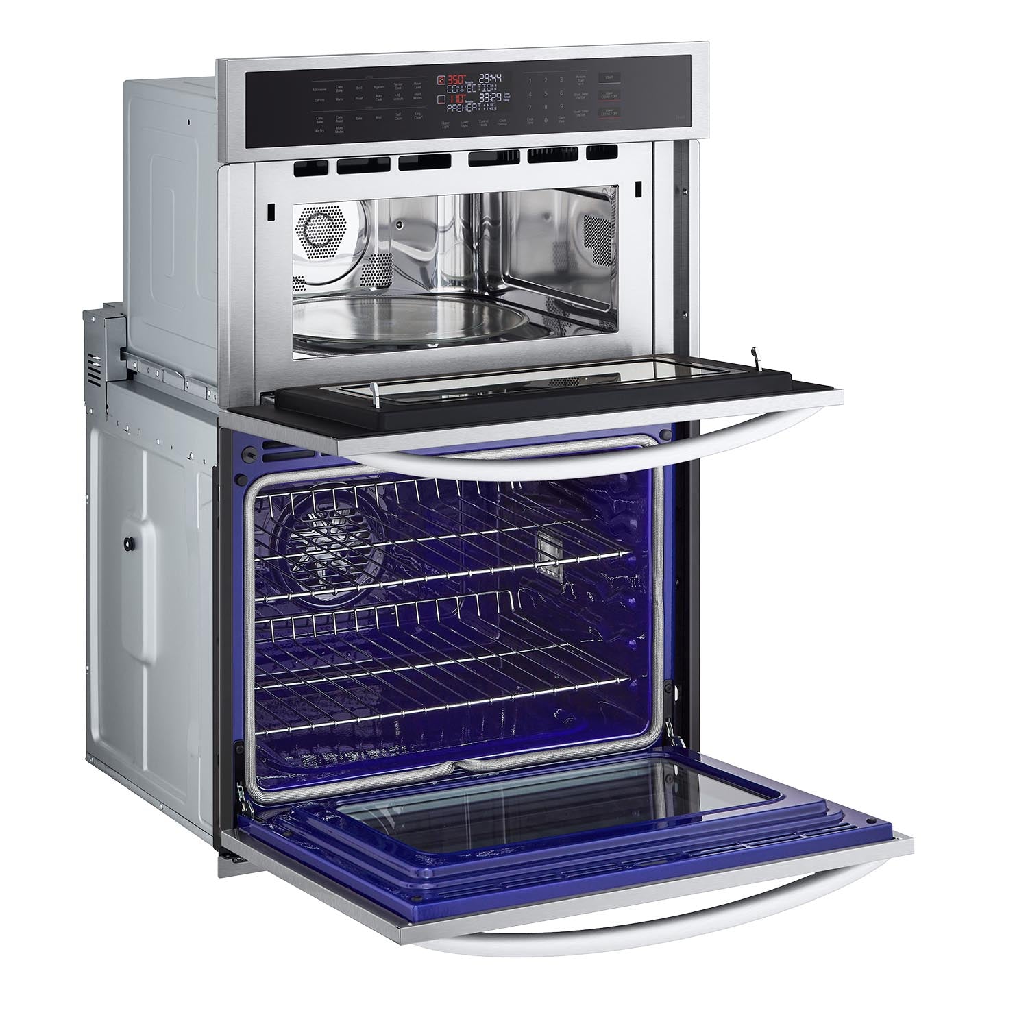 LG Smudge Resistant Stainless Steel Smart Combination Wall Oven with Fan Convection and Air Fry (6.4 Cu. Ft) - WCEP6423F