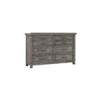 Dahlia 8-Drawer Dresser - Grey