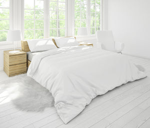 Cotton House Twin Duvet Cover Set - White