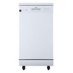 Danby White 18″ Portable Dishwasher - DDW1805EWP