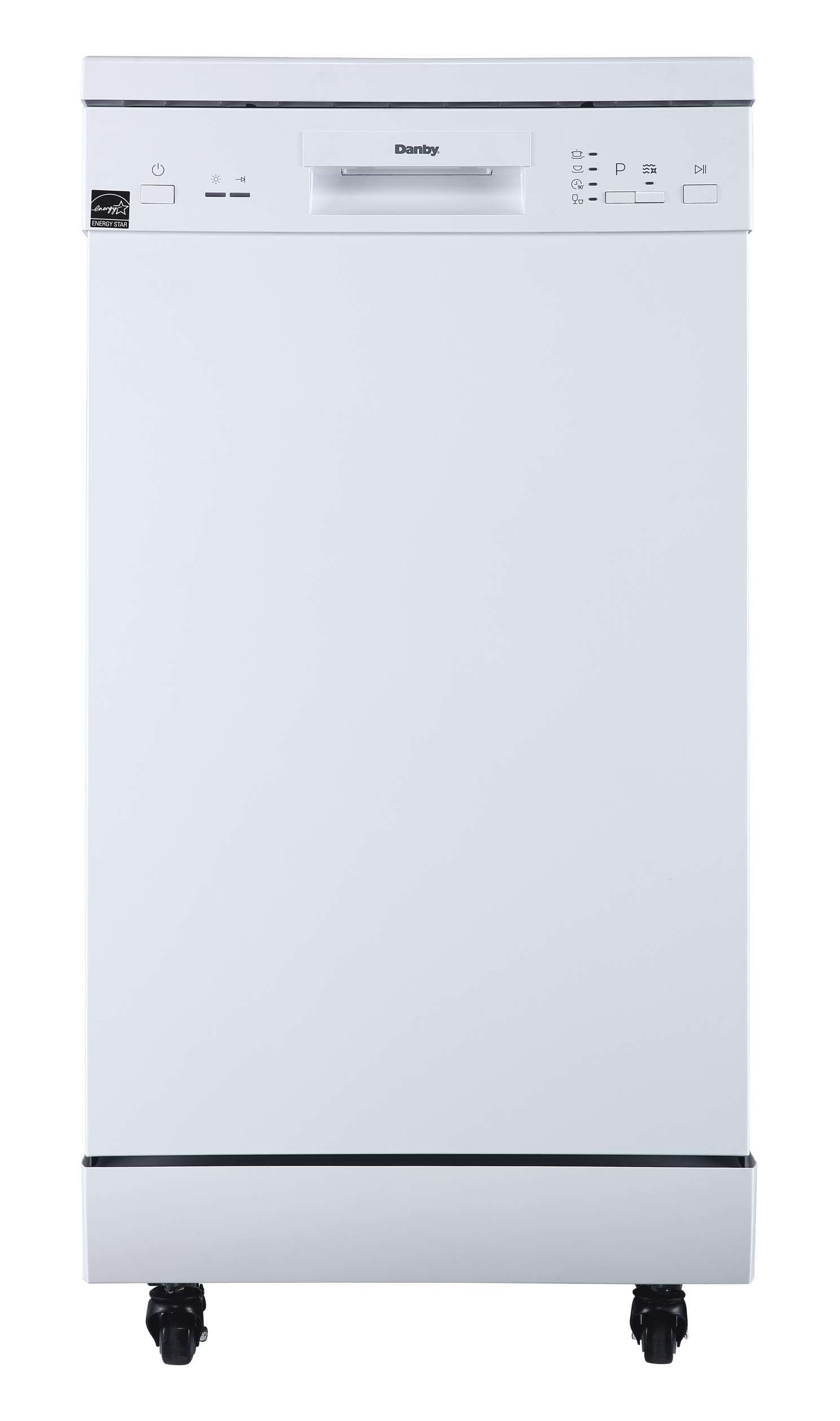 Danby White 18″ Portable Dishwasher - DDW1805EWP