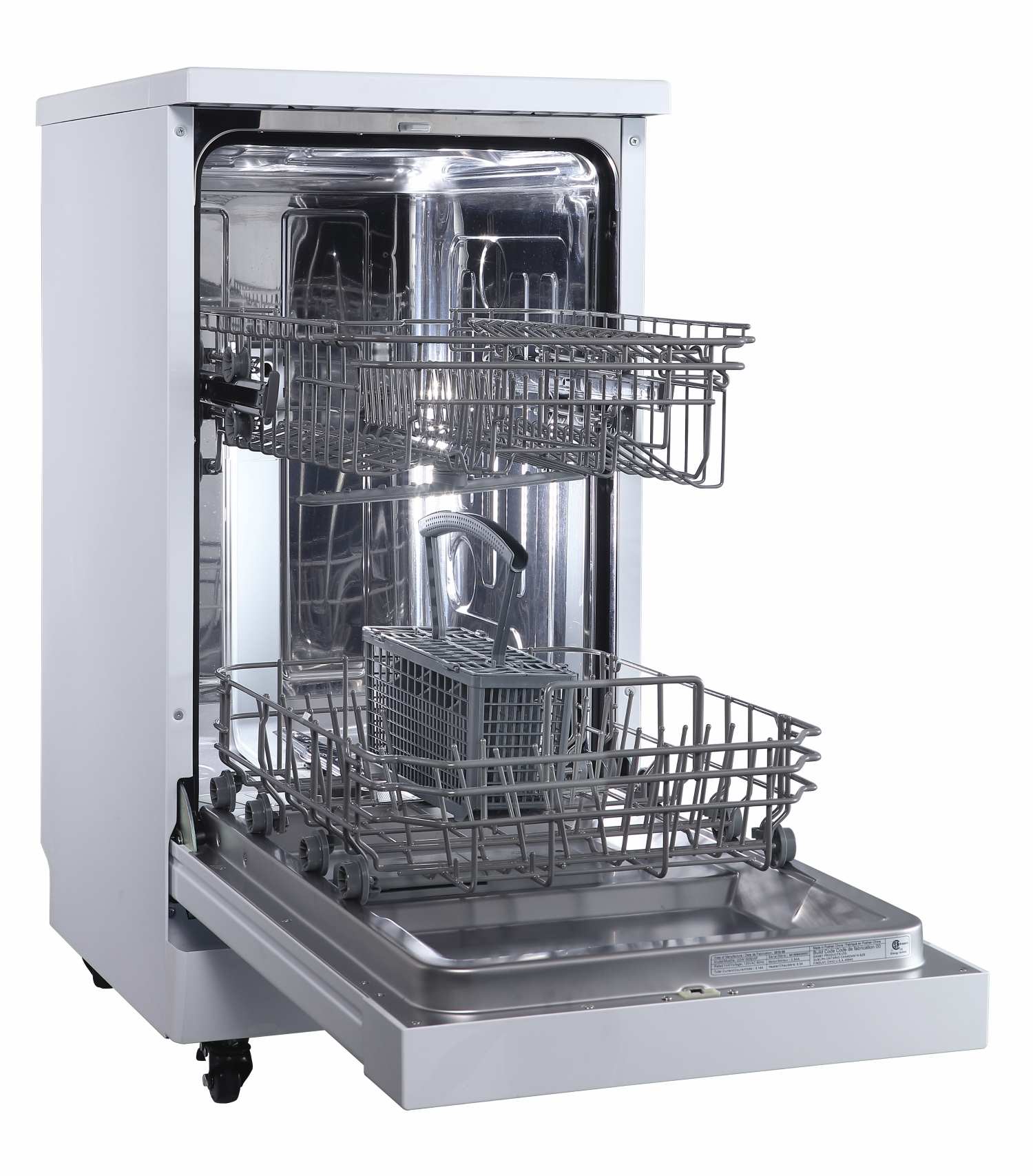 Danby White 18″ Portable Dishwasher - DDW1805EWP