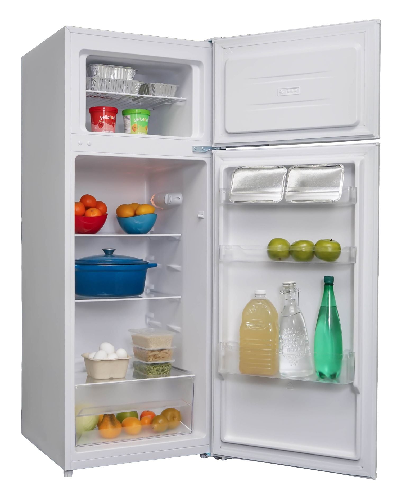 Danby 21.5" 7.4 Cu. Ft. White Top-Freezer Refrigerator - DPF074B2WDB-6