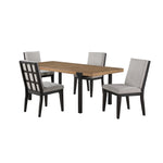 Freye 5-Piece Dining Set - Black, Brown