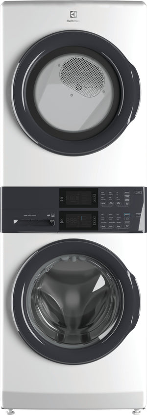Electrolux Laundry TowerMC Laveuse à chargement frontal 5,1 pi³ et sécheuse électrique 8,0 pi³ avec LuxCare® blanc ELTE730CAW