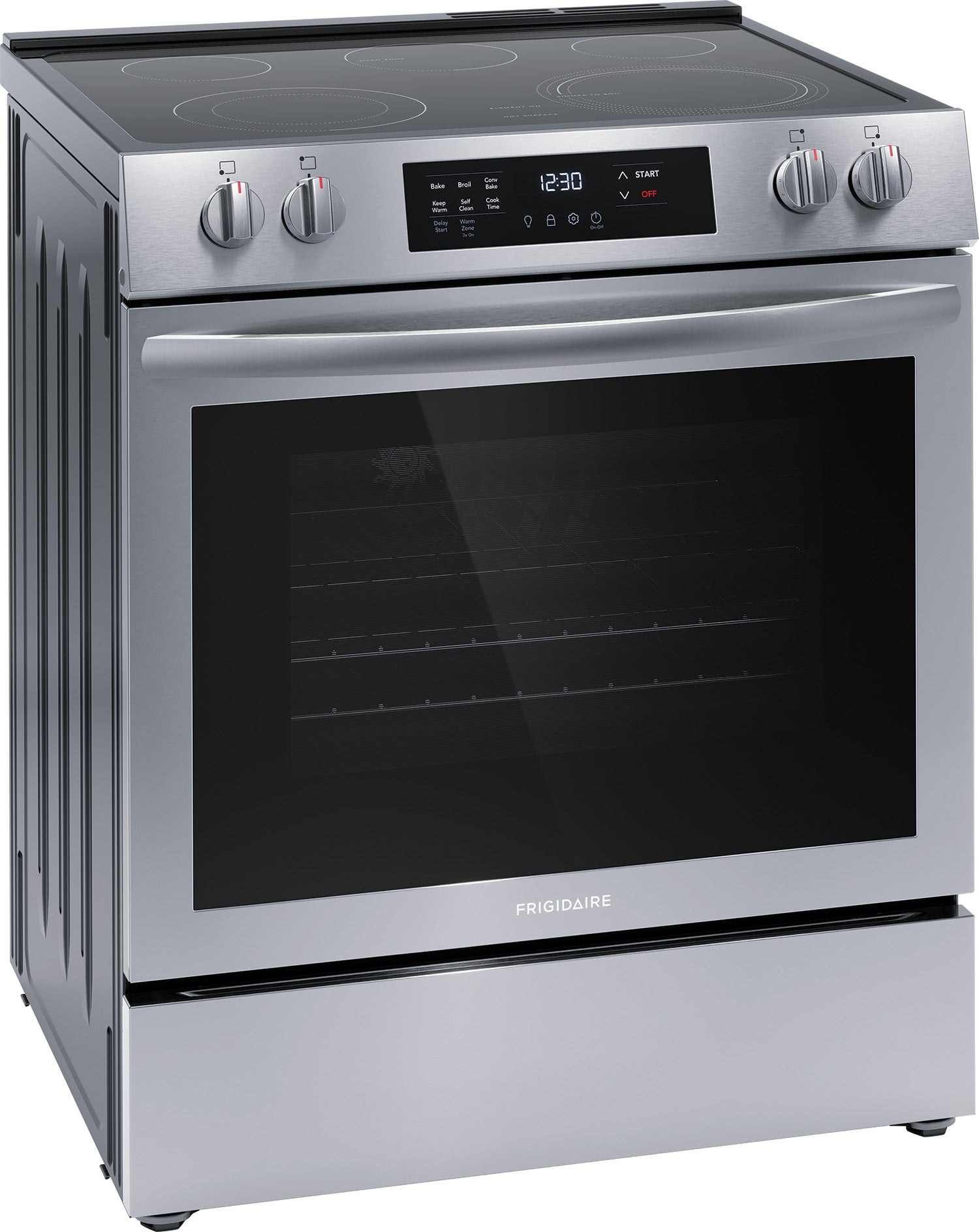 Frigidaire Stainless Steel 30" Freestanding Electric Range (5.3 Cu. Ft.)- FCFE308CAS