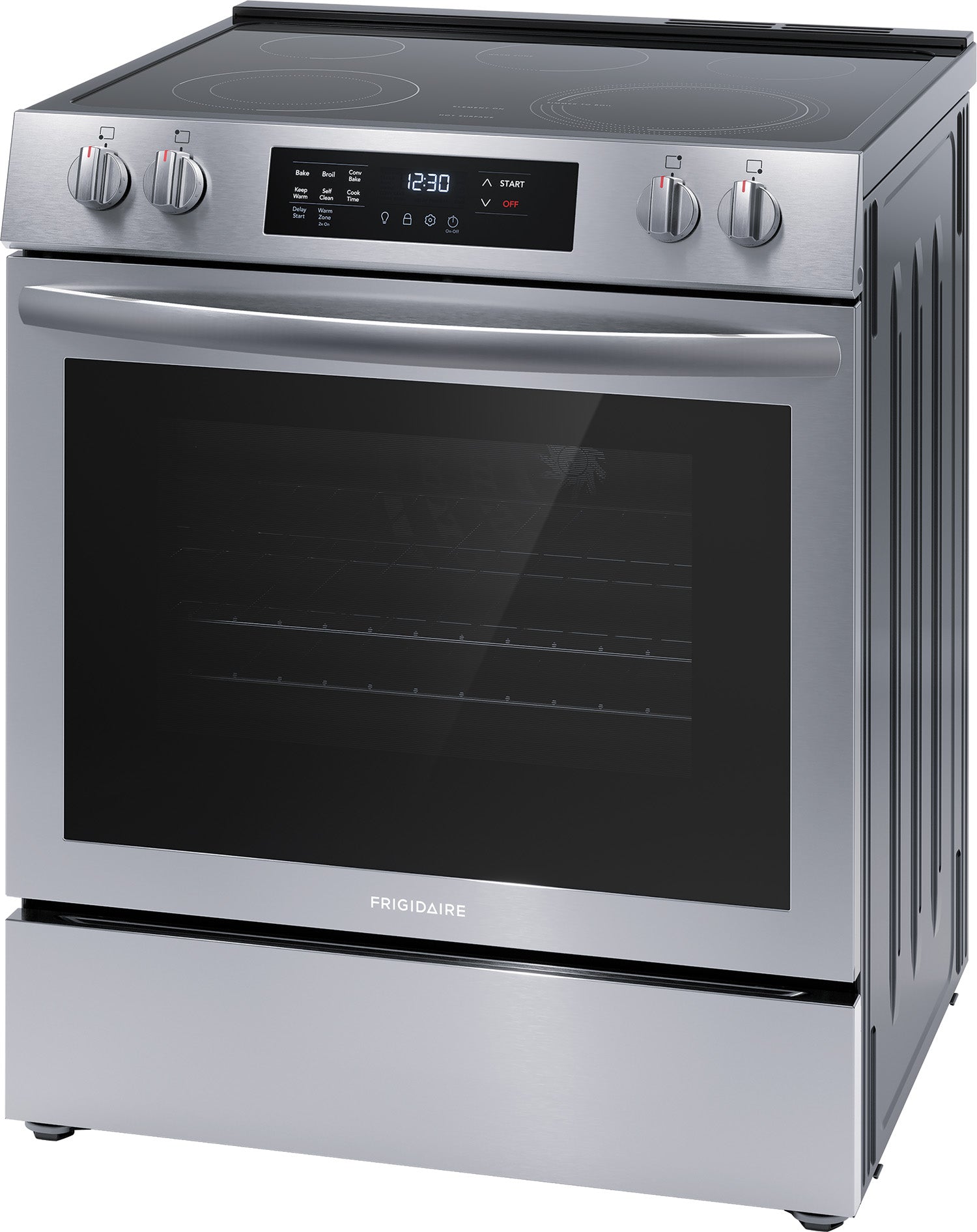 Frigidaire Stainless Steel 30" Freestanding Electric Range (5.3 Cu. Ft.)- FCFE308CAS