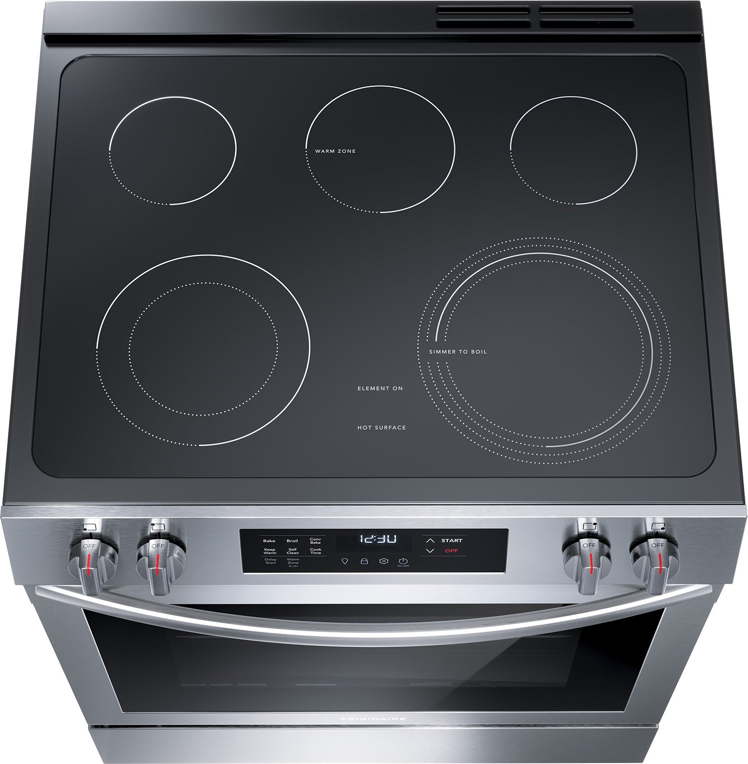 Frigidaire Stainless Steel 30" Freestanding Electric Range (5.3 Cu. Ft.)- FCFE308CAS