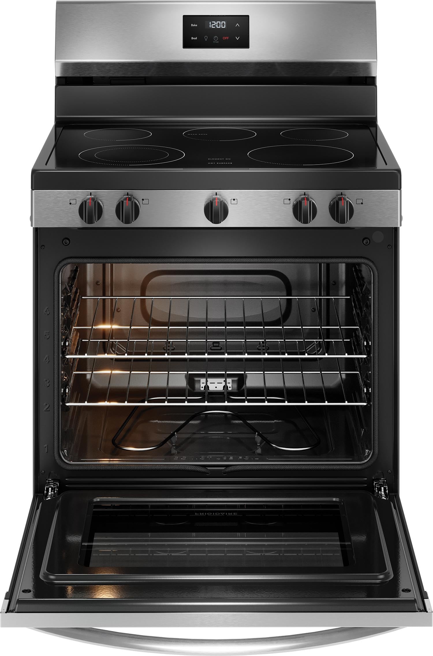 Frigidaire Stainless Steel 30" Electric Range (5.3 Cu. Ft) - FCRE305CBS