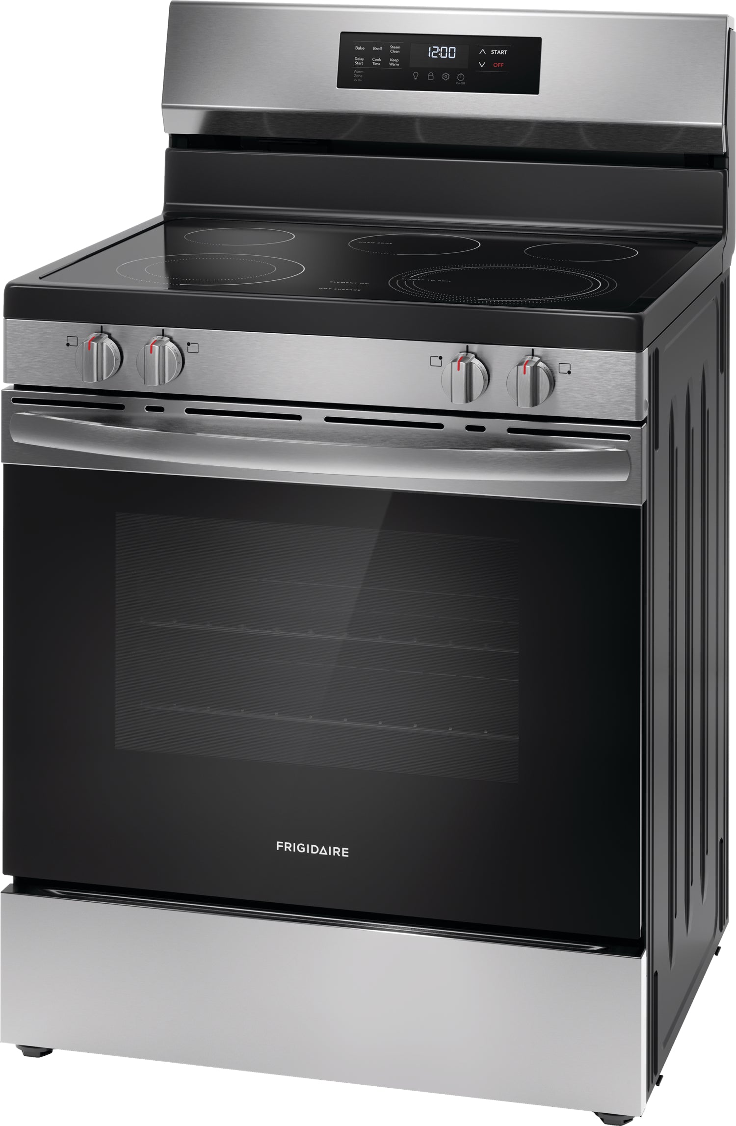 Frigidaire Stainless Steel 30" Freestanding Electric Range with EvenTemp™ (5.3 Cu.Ft) - FCRE306CAS