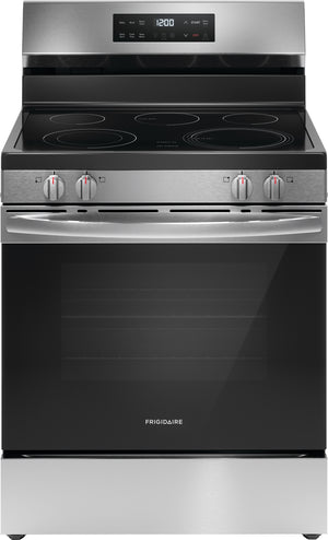 Frigidaire Cuisinière électrique 5,3 pi³ autonome avec EvenTempMC acier inoxydable FCRE306CAS
