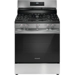 Frigidaire Stainless Steel 30" Gas Range with Quick Boil and Even Baking Technology (5.1 Cu. Ft) - FCRG3062AS