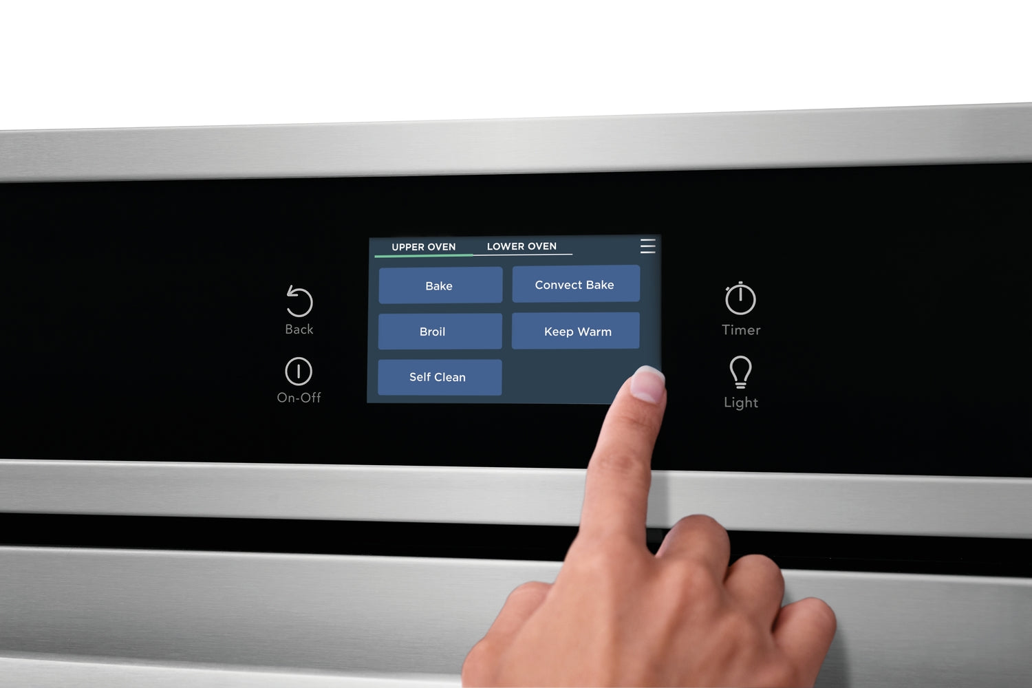 Frigidaire Stainless Steel 30" Double Wall Oven with Fan Convection (10.6 Cu. Ft) - FCWD3027AS