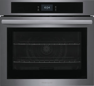 Frigidaire Four encastré simple 5,3 pi³ avec convection par ventilateur 30 po acier inoxydable noir FCWS3027AD