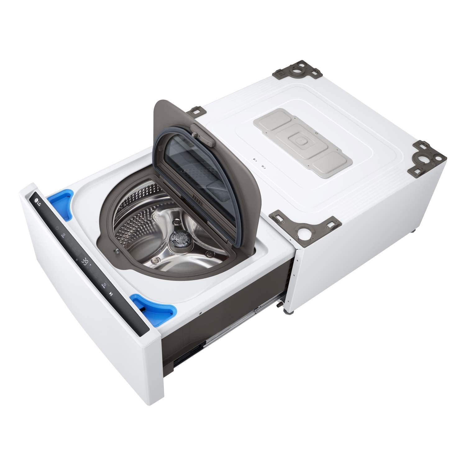 LG White 27'' LG SideKick™ Pedestal Washer (1 Cu. Ft) - WD300CW