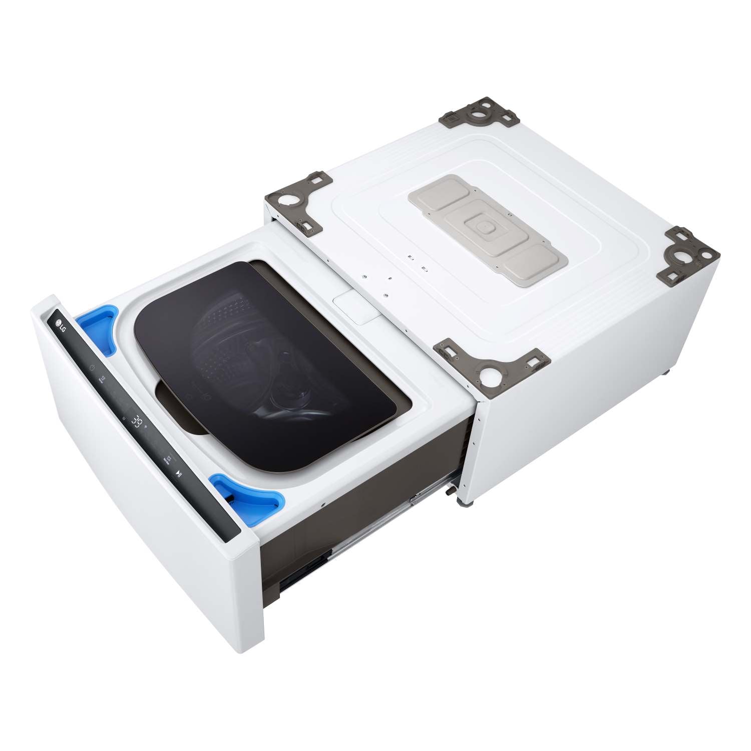 LG White 27'' LG SideKick™ Pedestal Washer (1 Cu. Ft) - WD300CW