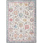 Fresco 5'3" x 7'7" Floral Border Area Rug