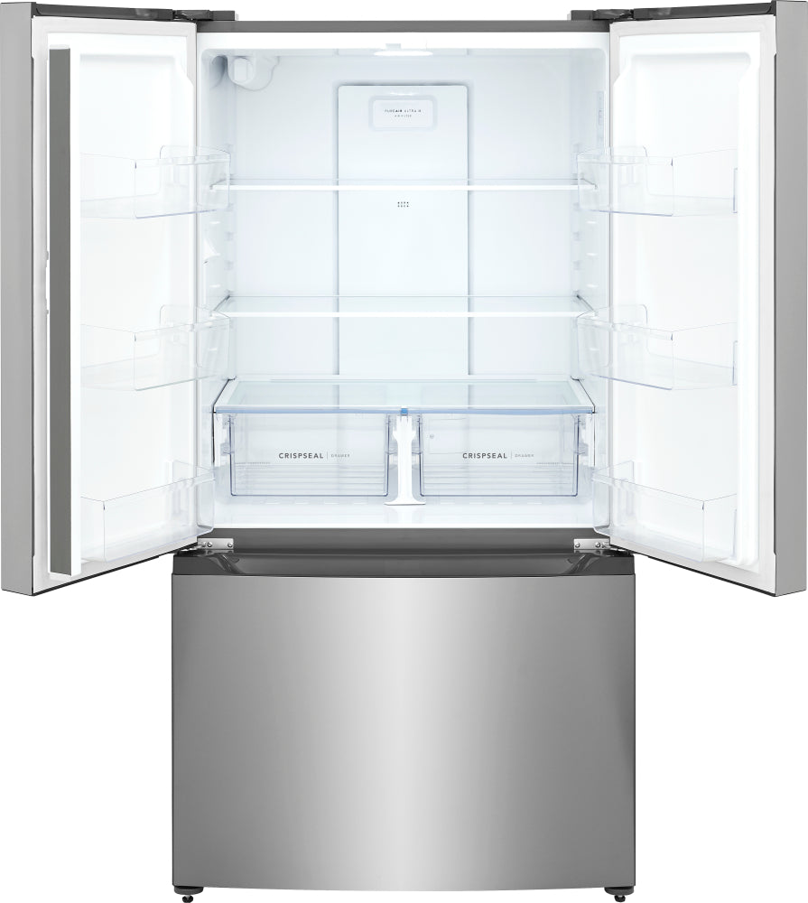 Frigidaire 35.3" 19.9 Cu. Ft. Fingerprint Resistant Stainless Steel Look Counter-Depth French Door Refrigerator - FRFG2011AV