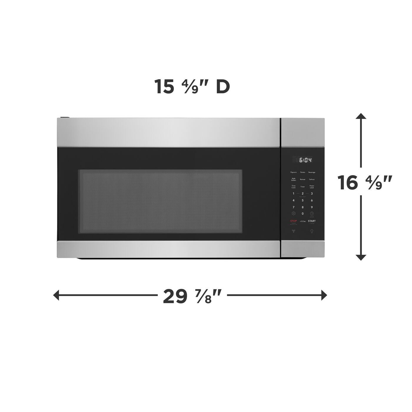 Frigidaire Stainless Steel Over-The-Range Microwave (1.7 Cu. Ft.) - FMOS174CBS
