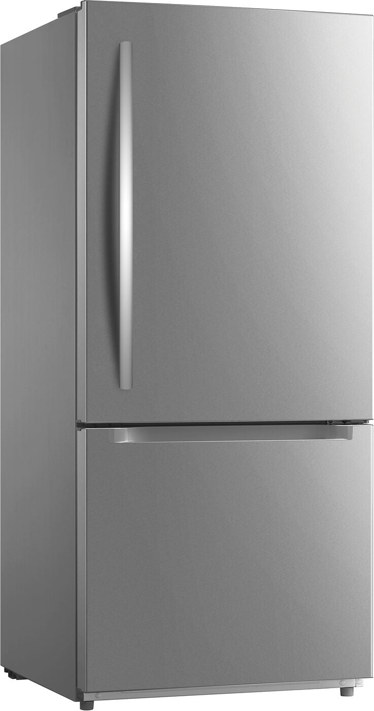 Frigidaire 30" 18.7 Cu. Ft. Stainless Steel Standard-Depth Bottom Freezer Refrigerator - FRBE1925AF