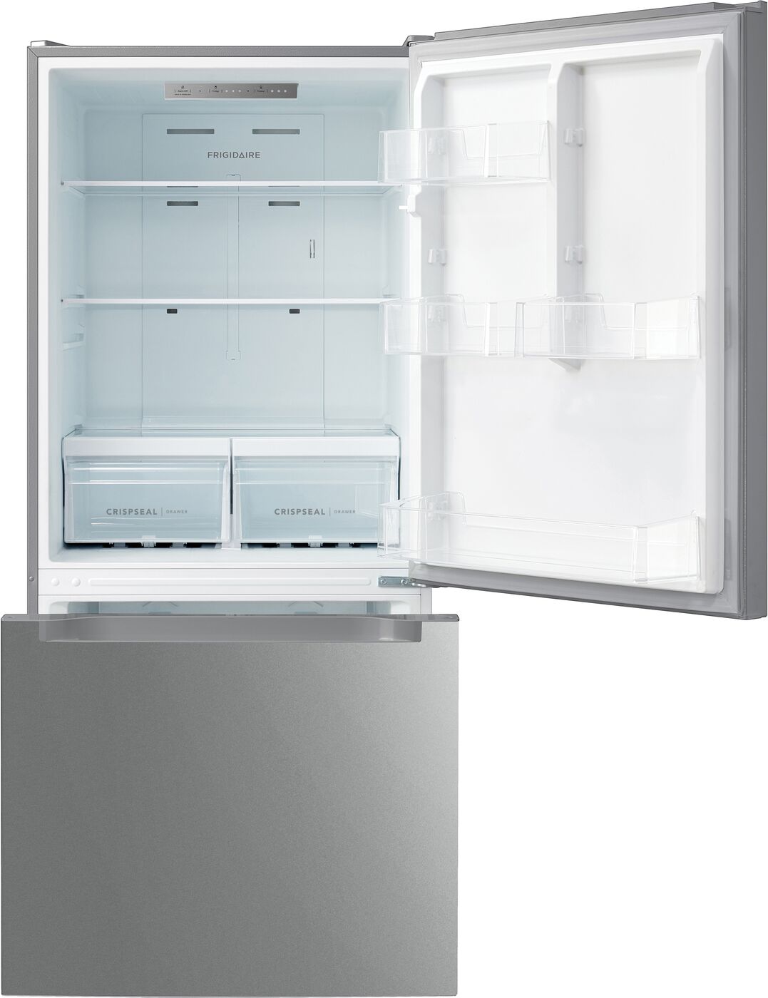 Frigidaire 30" 18.7 Cu. Ft. Stainless Steel Standard-Depth Bottom Freezer Refrigerator - FRBE1925AF