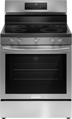 Frigidaire Gallery Cuisinière électrique 5,3 pi³ avec convection totale 30 po acier inoxydable Smudge-Proof® GCRE306CBF