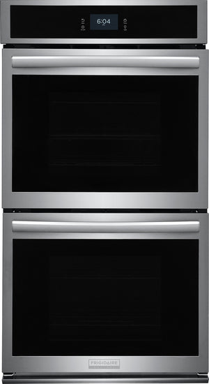 Frigidaire Gallery Four encastré double 7,6 pi³ avec convection totale et friture à air 27 po acier inoxydable Smudge-Proof® GCWD2767AF