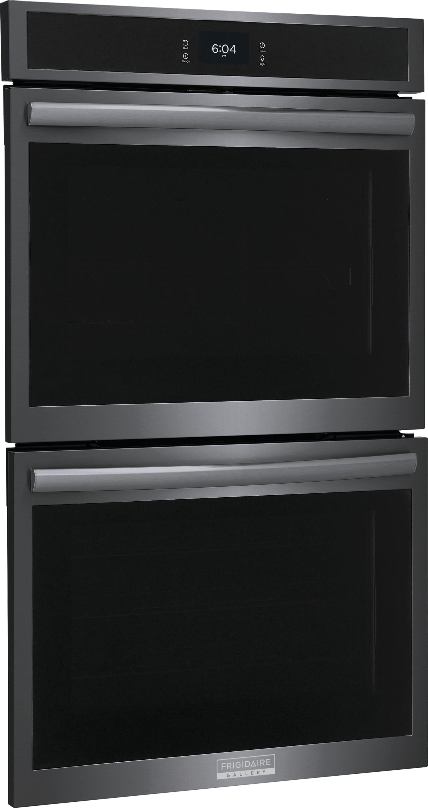 Frigidaire Gallery Smudge-Proof Black Stainless Steel 30" Double Wall Oven with Total Convection (10.6 Cu. Ft) - GCWD3067AD