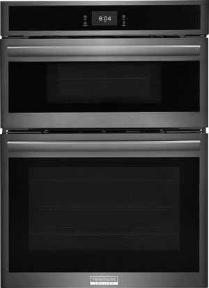 Frigidaire Gallery Combiné Four encastré et four à micro-ondes (5,3 pi³ / 1,7 pi³) 30 po acier inoxydable noir Smudge-Proof® GCWM3067AD