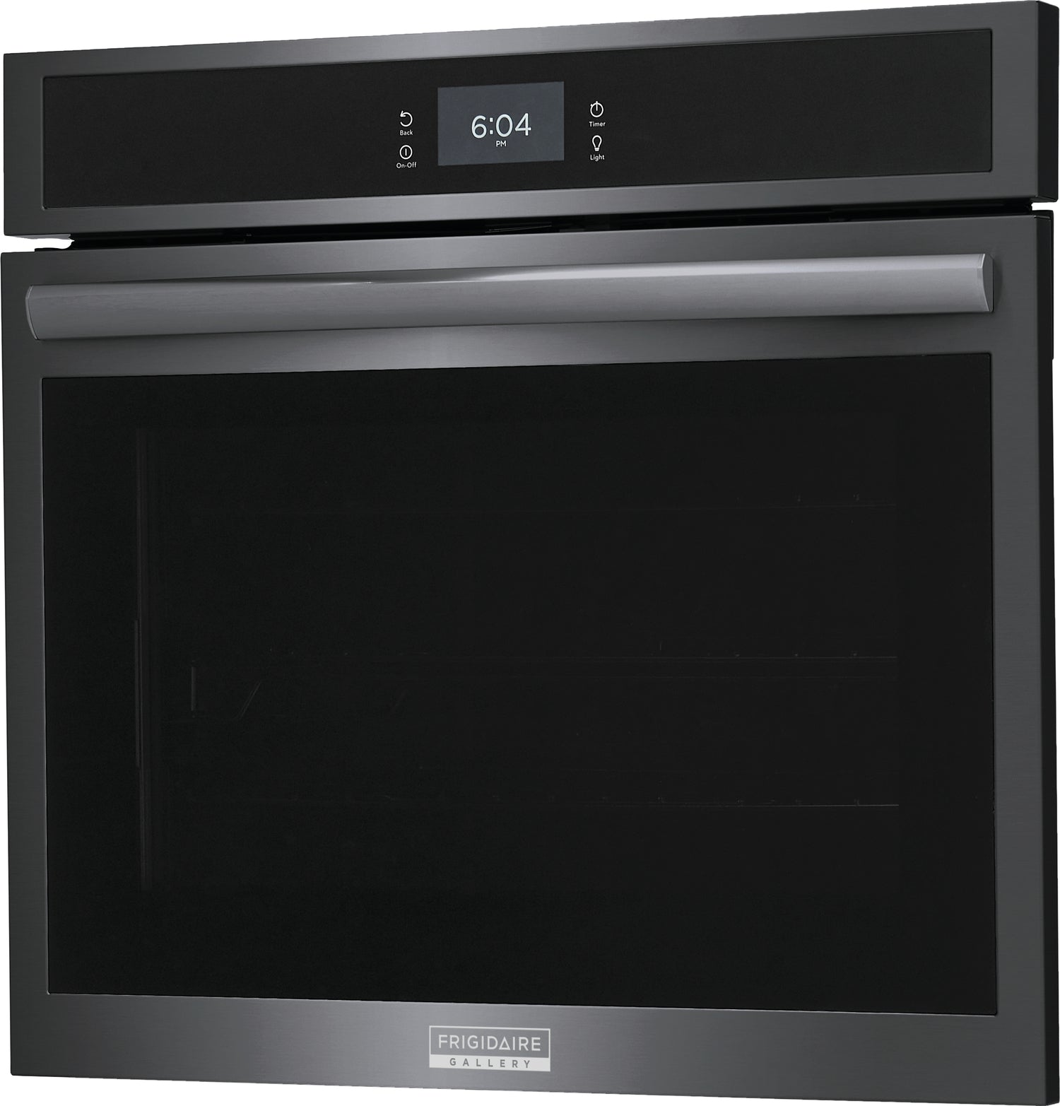 Frigidaire Gallery Smudge-Proof Black Stainless Steel 30" Single Wall Oven with Total Convection (5.3 Cu. Ft) - GCWS3067AD