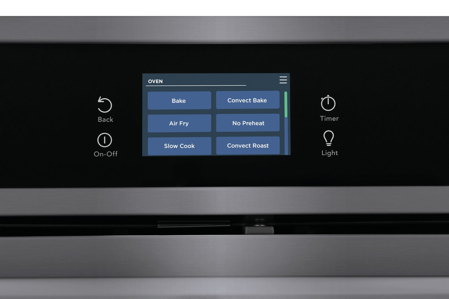 Frigidaire Gallery Smudge-Proof Black Stainless Steel 30" Single Wall Oven with Total Convection (5.3 Cu. Ft) - GCWS3067AD